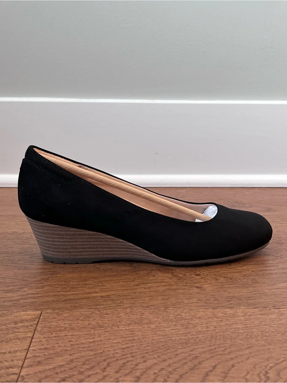 Dr. Scholl's Be Flex Classic Comfort Wedge Pumps Women's Size 9M Black BRAND NEW